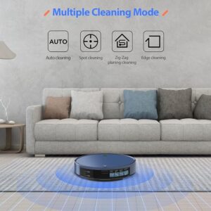 Robot Vacuum and Mop Combo, 2 in 1 Robot Vacuum Self-Charging Robot Vacuum Cleaner Compatible with WiFi/APP/Alexa, Ideal for Hard Floor, Carpet and Pet Hair R2 - Image 4