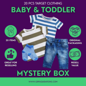 Baby and Toddler Clothes Mystery Box - 20 Pieces TGT Brand Mixed Apparel