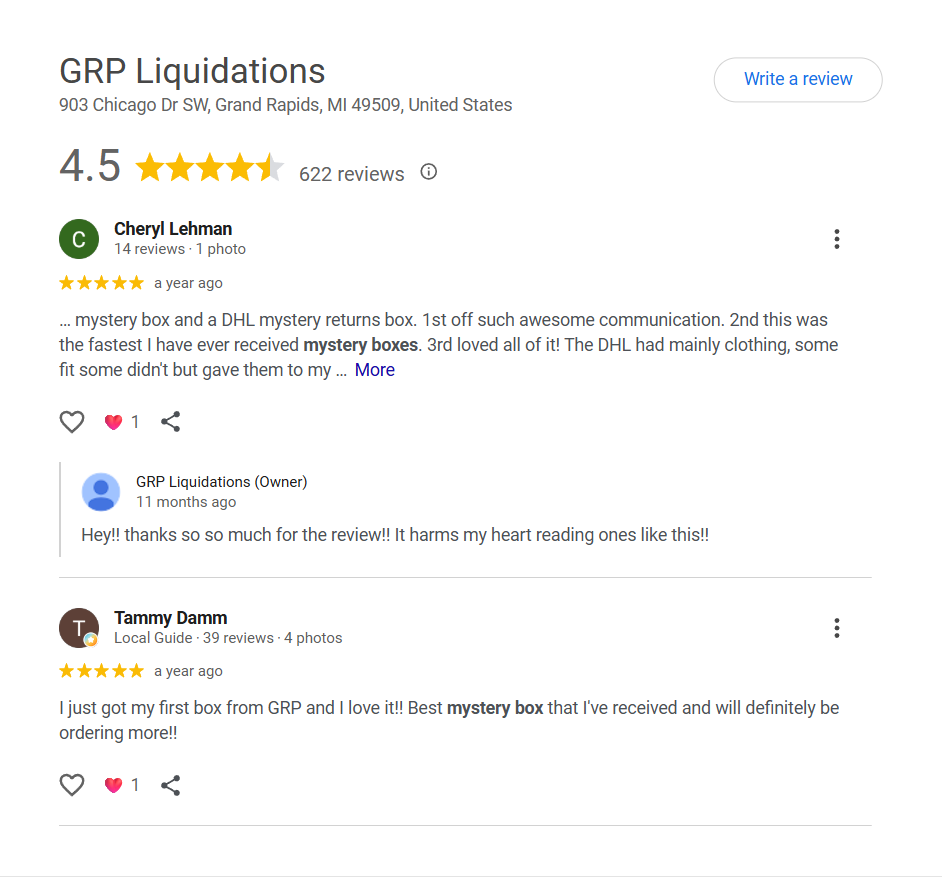 GRP Mystery Box Review