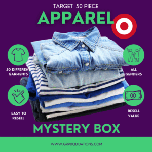 50 Piece Mixed Box of Target Clothing - All Seasons, Sizes, and Genders for Reselling