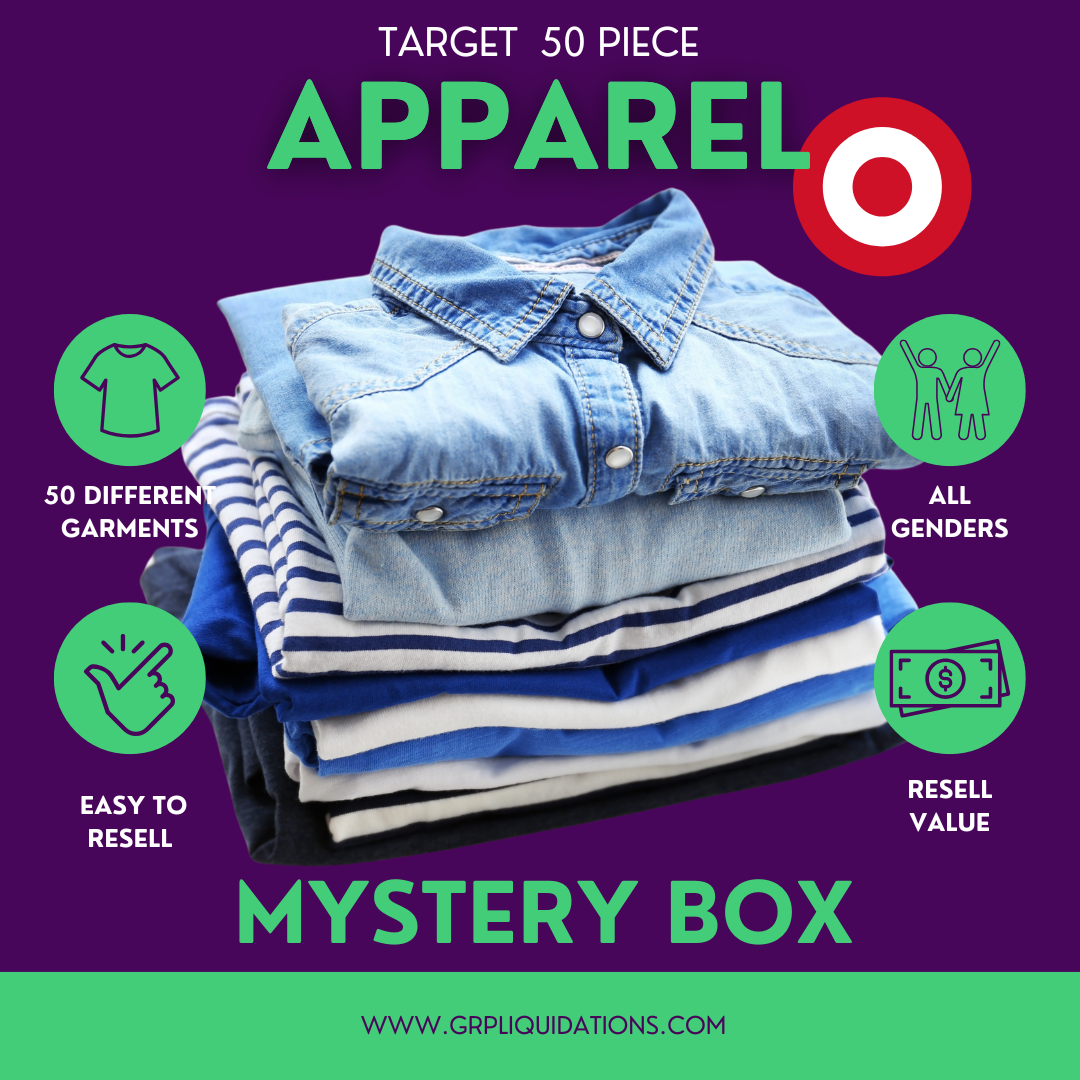 50-Piece Mixed Box of Target Clothing - All Seasons, Sizes, and Genders