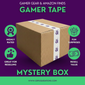 Gamer Tape Mystery Box - Great Gift for Gamers Stuffed with Mystery Gaming & Content Creator Products!