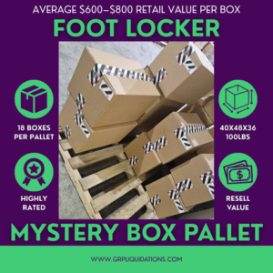 Foot Locker Mystery Box Pallet