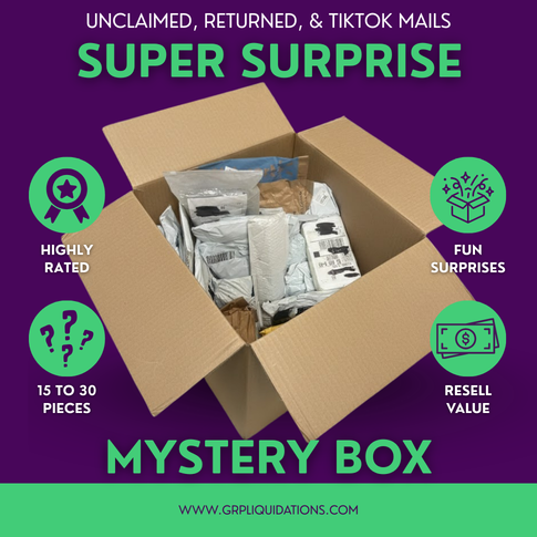 Super Surprise Mystery Box - Unclaimed Mail, Returned Mail, & TikTok Packages
