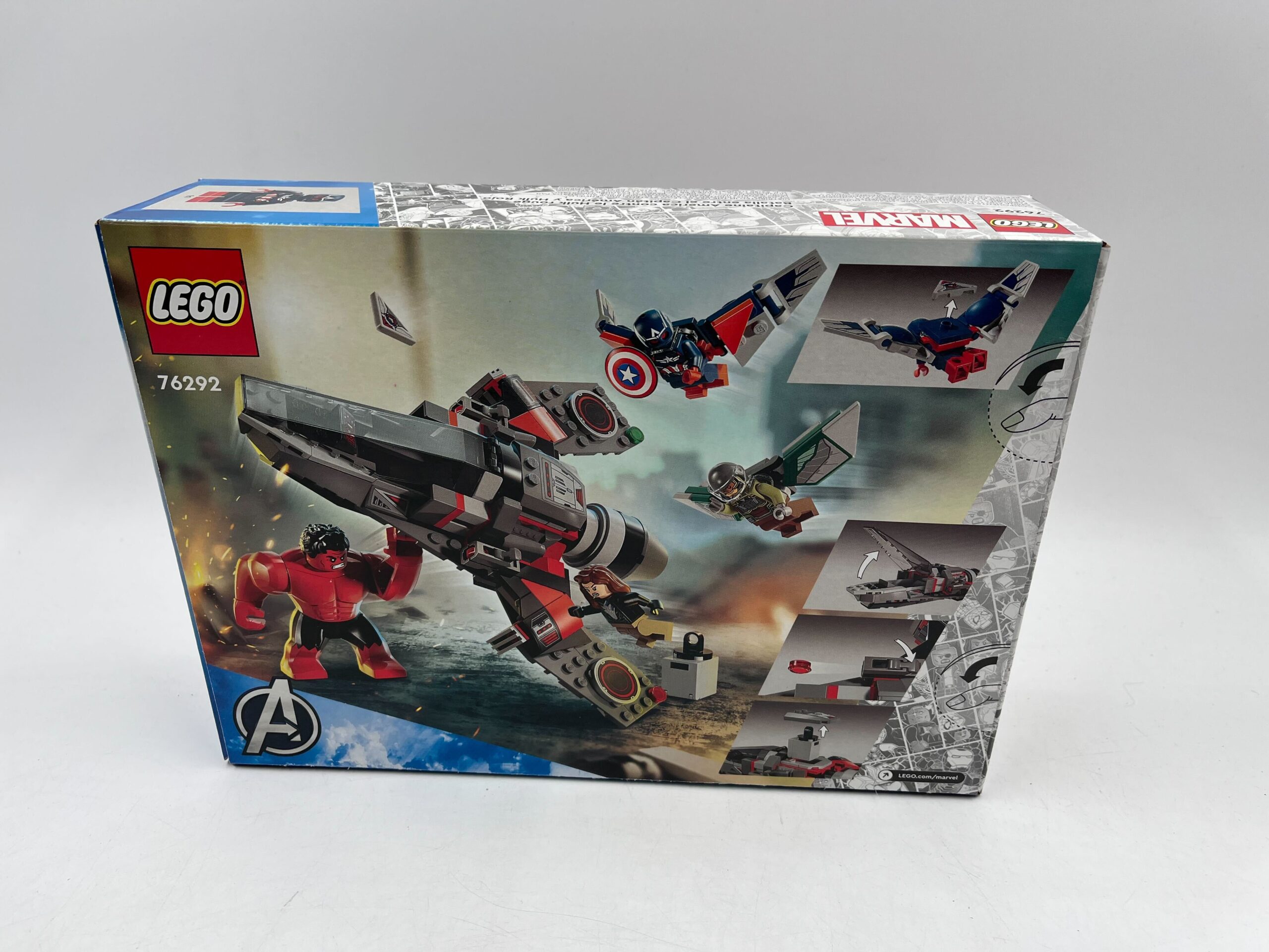 LEGO MARVEL Captain America VS Red Hulk Battle Set - Image 3