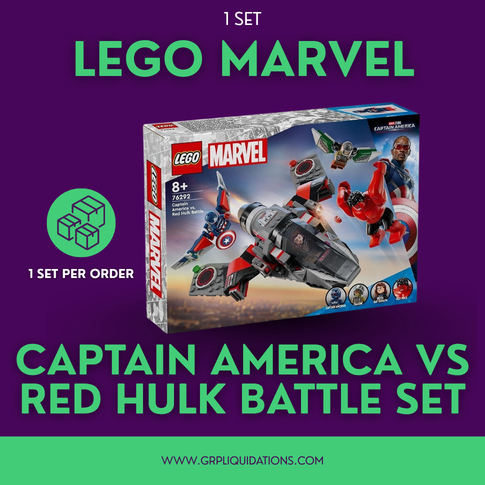 LEGO MARVEL Captain America VS Red Hulk Battle Set