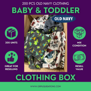 Old Navy Baby and Toddler Clothes Mystery Coffin – 200 Pieces Old Navy Mixed Apparel