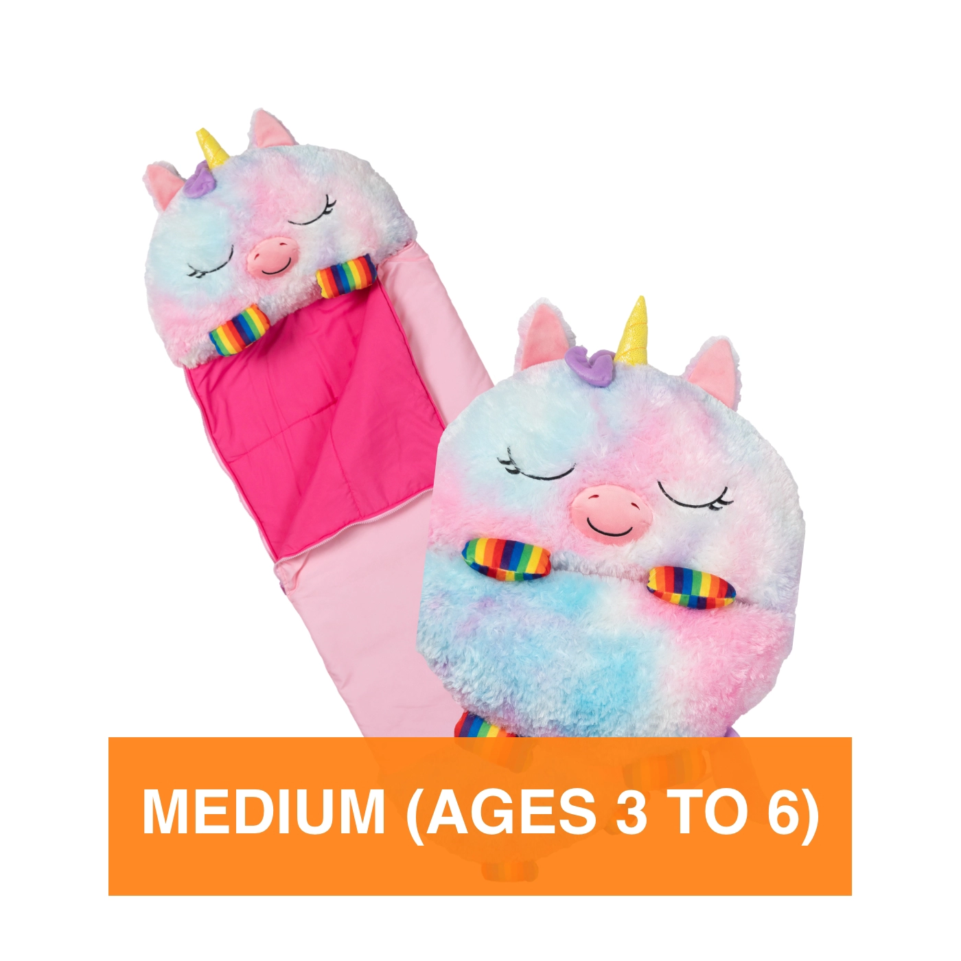 Happy Nappers Rainbow Unicorn - Medium - Image 2
