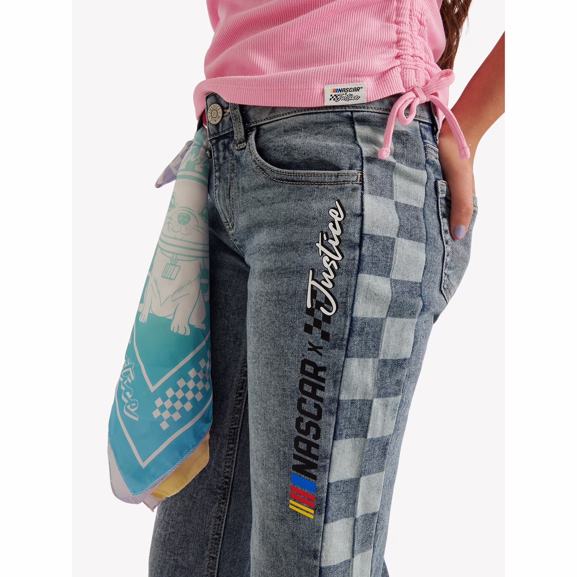 Justice Girl's NASCAR X Justice Collab Jeans Case Pack - 23 Pairs (Mixed Sizes) - Image 3