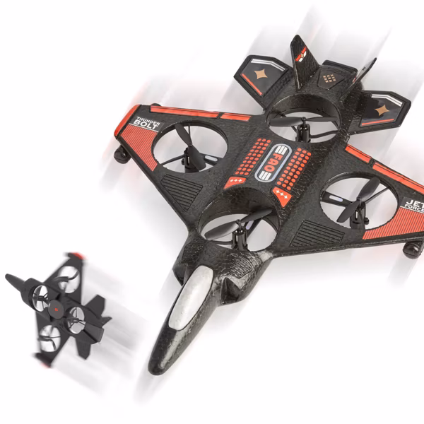 FAO Schwarz Thunderbolt Jet X2 Drone: Beginner Remote Control with Rechargeable Battery for Indoor & Outdoor Use - Image 2