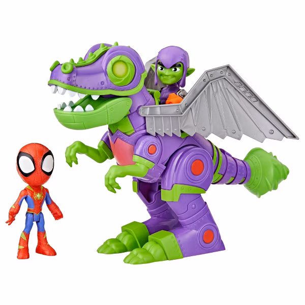 Marvel Spidey and His Amazing Friends Dino-Webs Goblinsaurus Mech Pack (Case Pack of 3) - Image 3