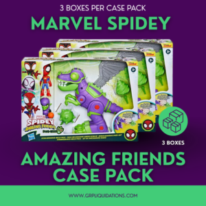 Marvel Spidey and His Amazing Friends Dino-Webs Goblinsaurus Mech Pack (Case Pack of 3)