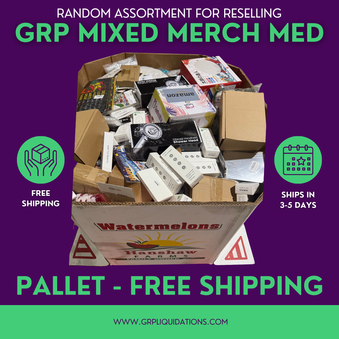 GRP Mixed Merchandise Medium Pallet - Free Shipping