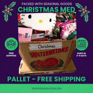 Christmas Med Pallet - FREE SHIPPING